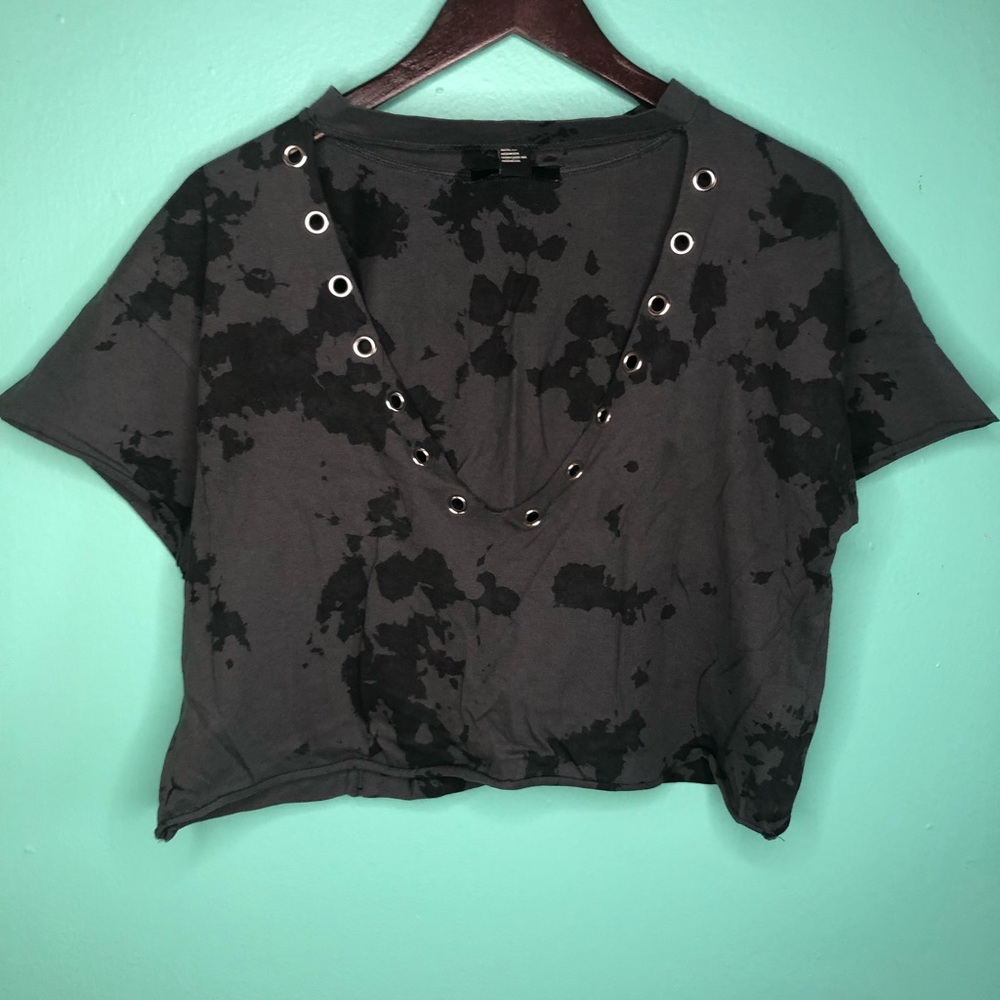 Printed crop top